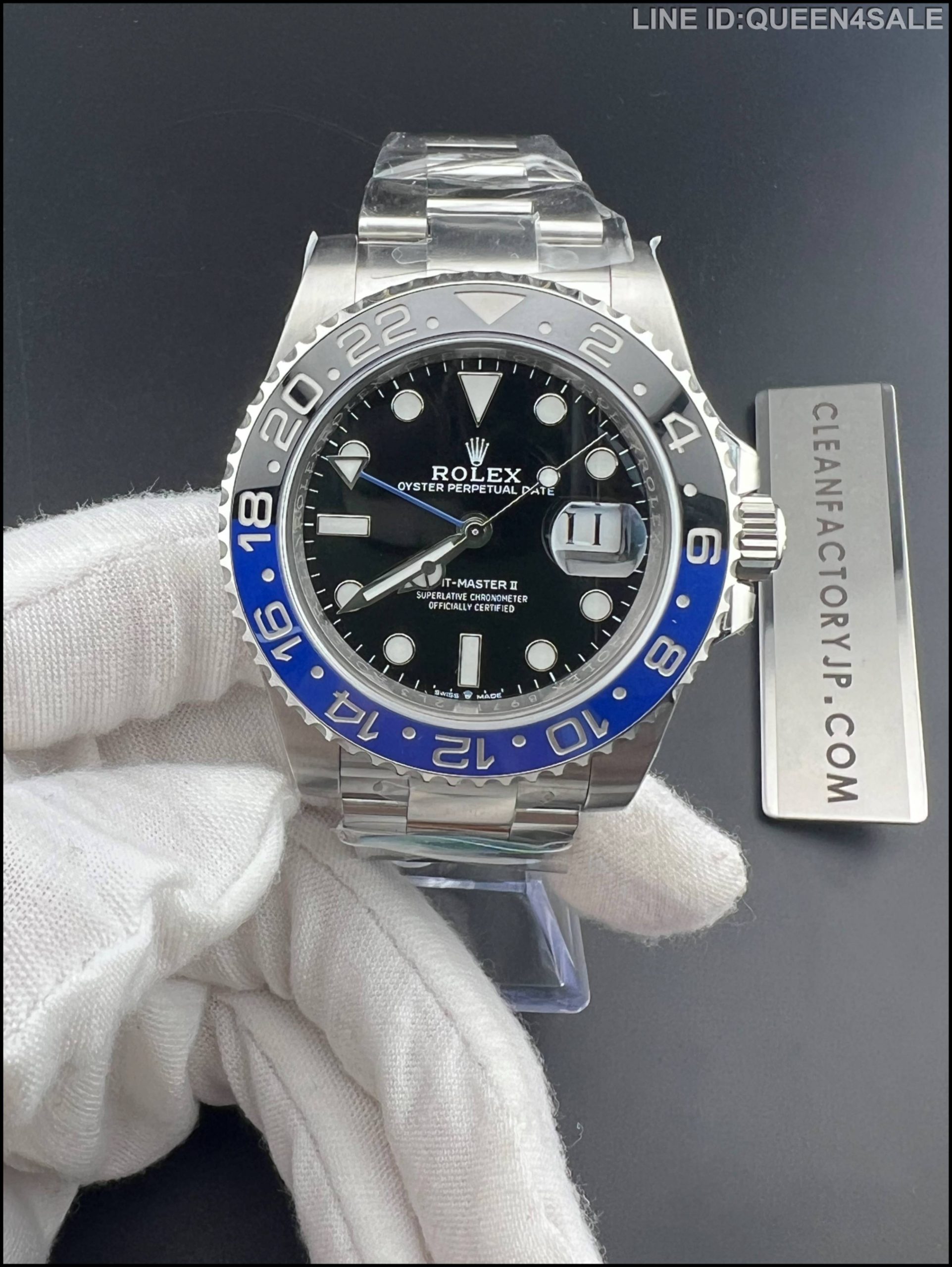 CLEANクリーン工場 ROLEXロレックスGMTマスター Ⅱ 126710BLNR 40mm  