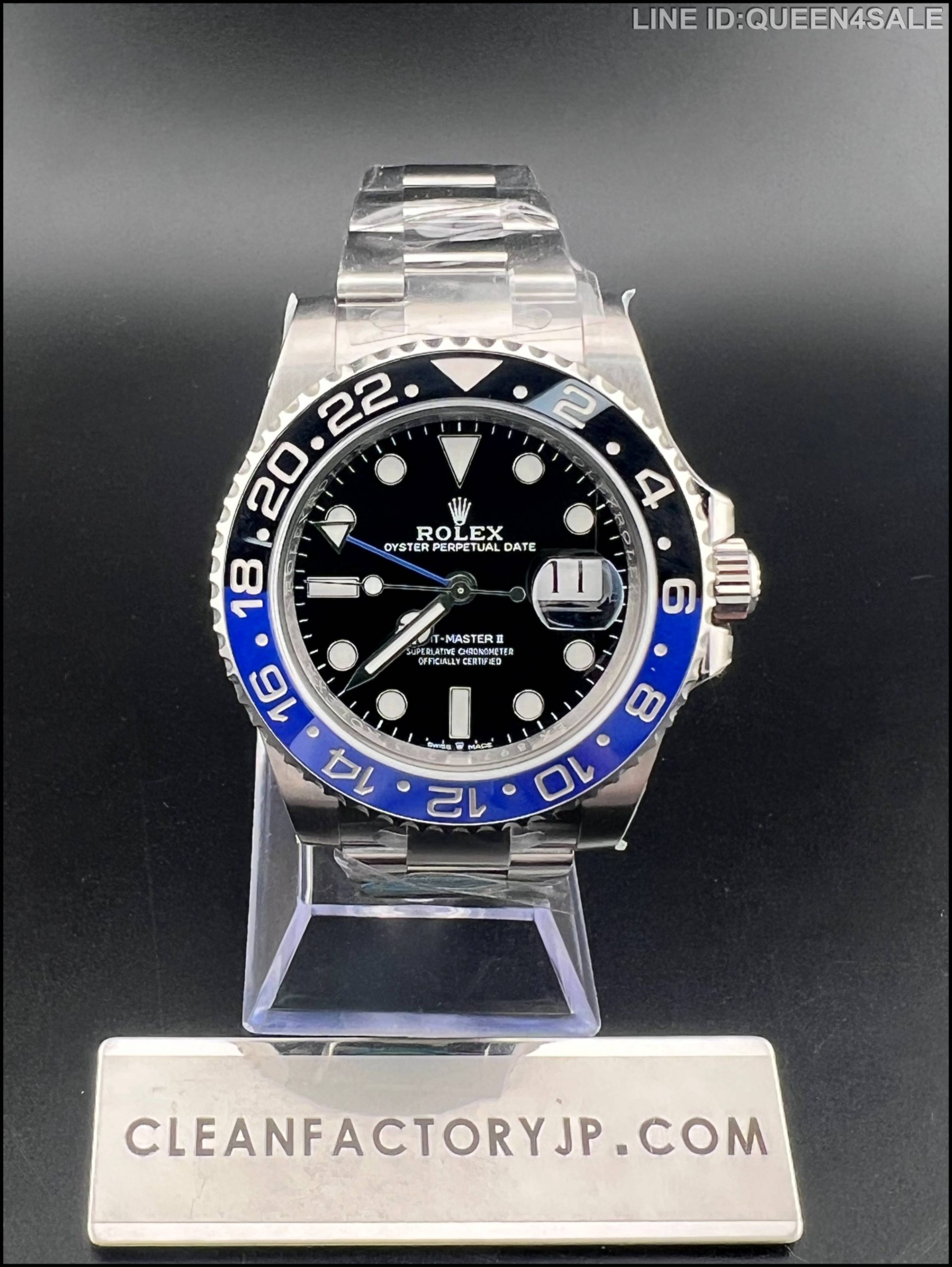 CLEANクリーン工場 ROLEXロレックスGMTマスター Ⅱ 126710BLNR 40mm 