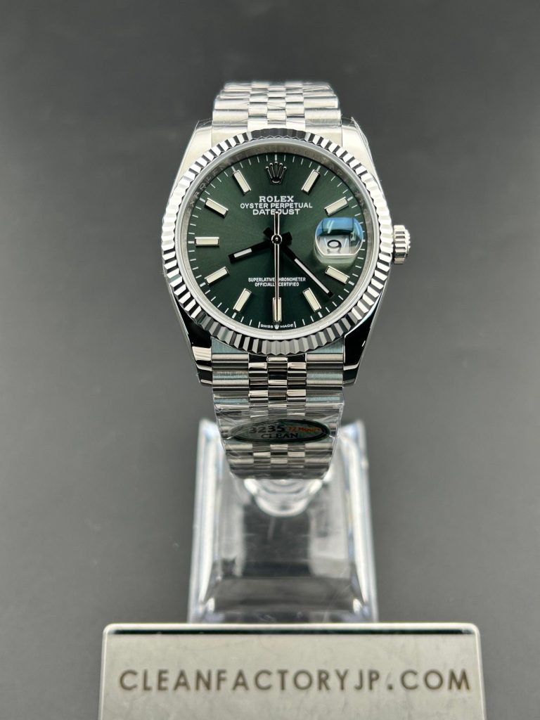 週末限定セール　希少　新品　ROLEX デイトジャスト　グリーン　掛け時計 1-11-768x1024.jpg