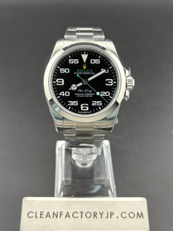 CLEANクリーン工場　ROLEXロレックス　エアキング126900　40mm 　ブラック　オイスタースチール　1：1精度
