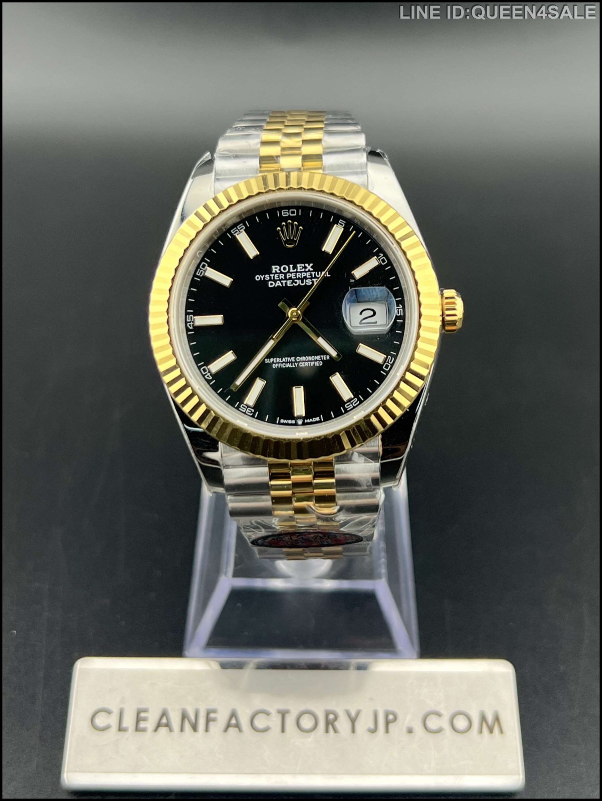 CLEANクリーン工場 ROLEXロレックスデイトジャスト コンビゴールド 