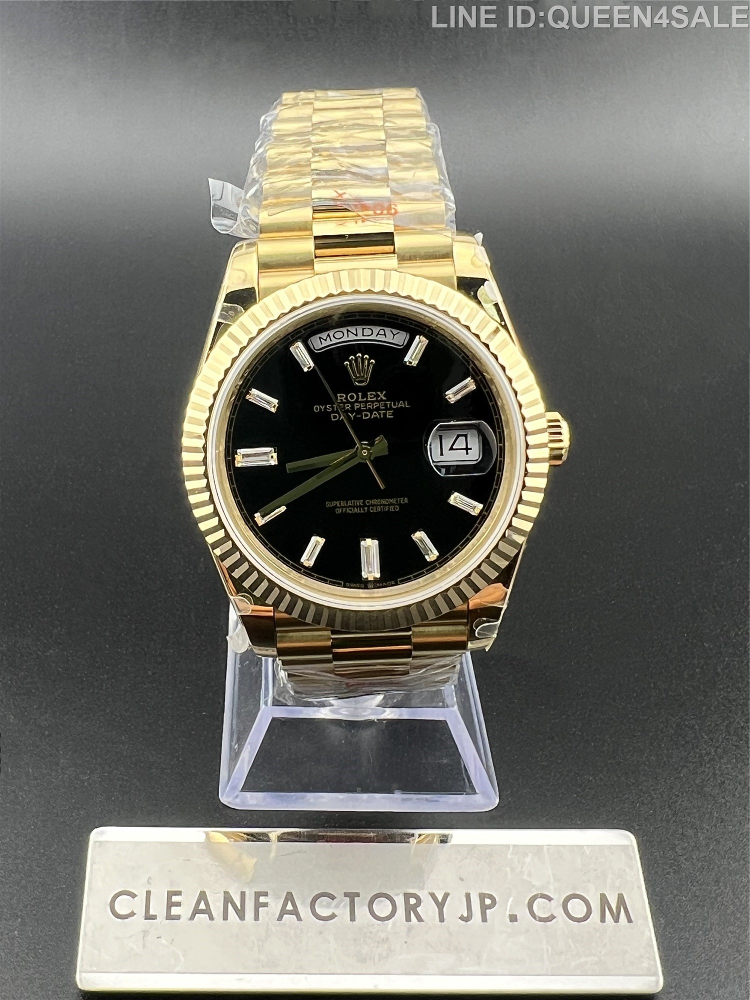 デイデイト用スイスム−ブメント、巻芯付き スイスムーブメントロレックスM228235-0025 デイデイト 40mm オリーブ