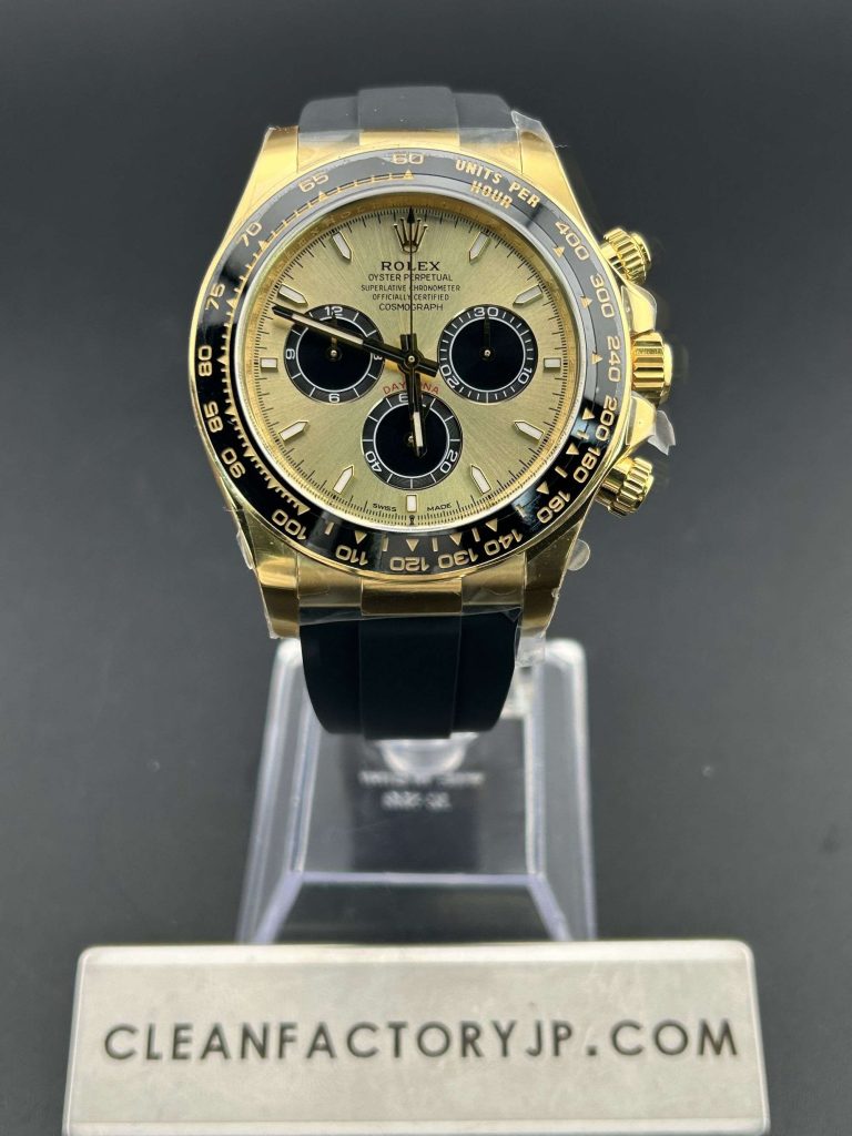 CLEANクリーン工場 ROLEXロレックス デイトナ126518LN イエローゴールド シャンパンパンダ文字盤 cal.4131 1:1精度 -  CLEAN工場公式サイト！最高技術のＮ品腕時計！