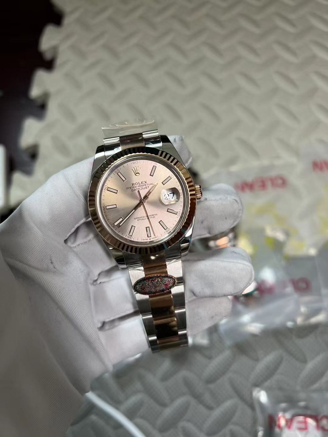 時計 ROLEX Datejust clean CLEANファクトリー スレートローマ ヴィブルドンダイヤル