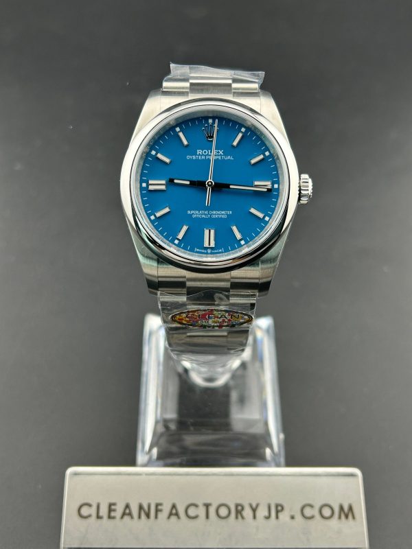 CLEANクリーン工場　ROLEXロレックス　オイスターパーペチュアル126000　36mm 　メッドブルー文字盤　オイスタースチール　1：1精度