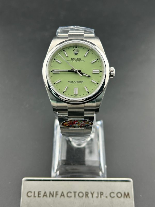 CLEANクリーン工場　ROLEXロレックス　オイスターパーペチュアル126000　36mm 　ピスタチオ文字盤　オイスタースチール　1：1精度