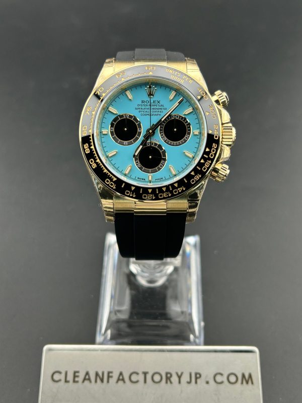 CLEANクリーン工場  ROLEXロレックス デイトナ126518LN イエローゴールド　ターコイズブルー文字盤　cal.4131 1:1精度