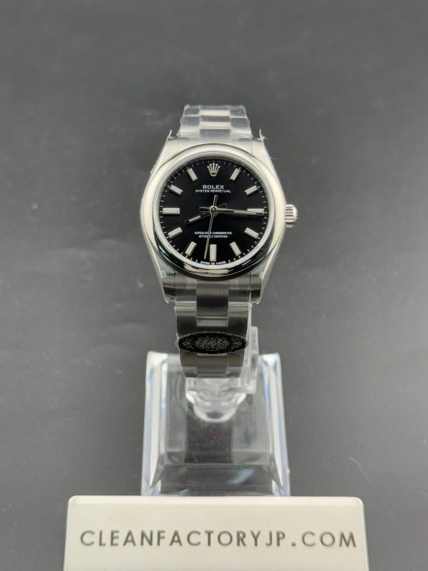 CLEANクリーン工場　ROLEXロレックス　オイスターパーペチュアル277200　レディース31mm 　ブラック　オイスタースチール　1：1精度