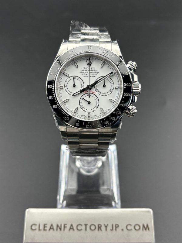 CLEANクリーン工場 ROLEXロレックス デイトナ 126502LN ホワイト文字盤（最新隠しモデル） cal.4131 1:1精度